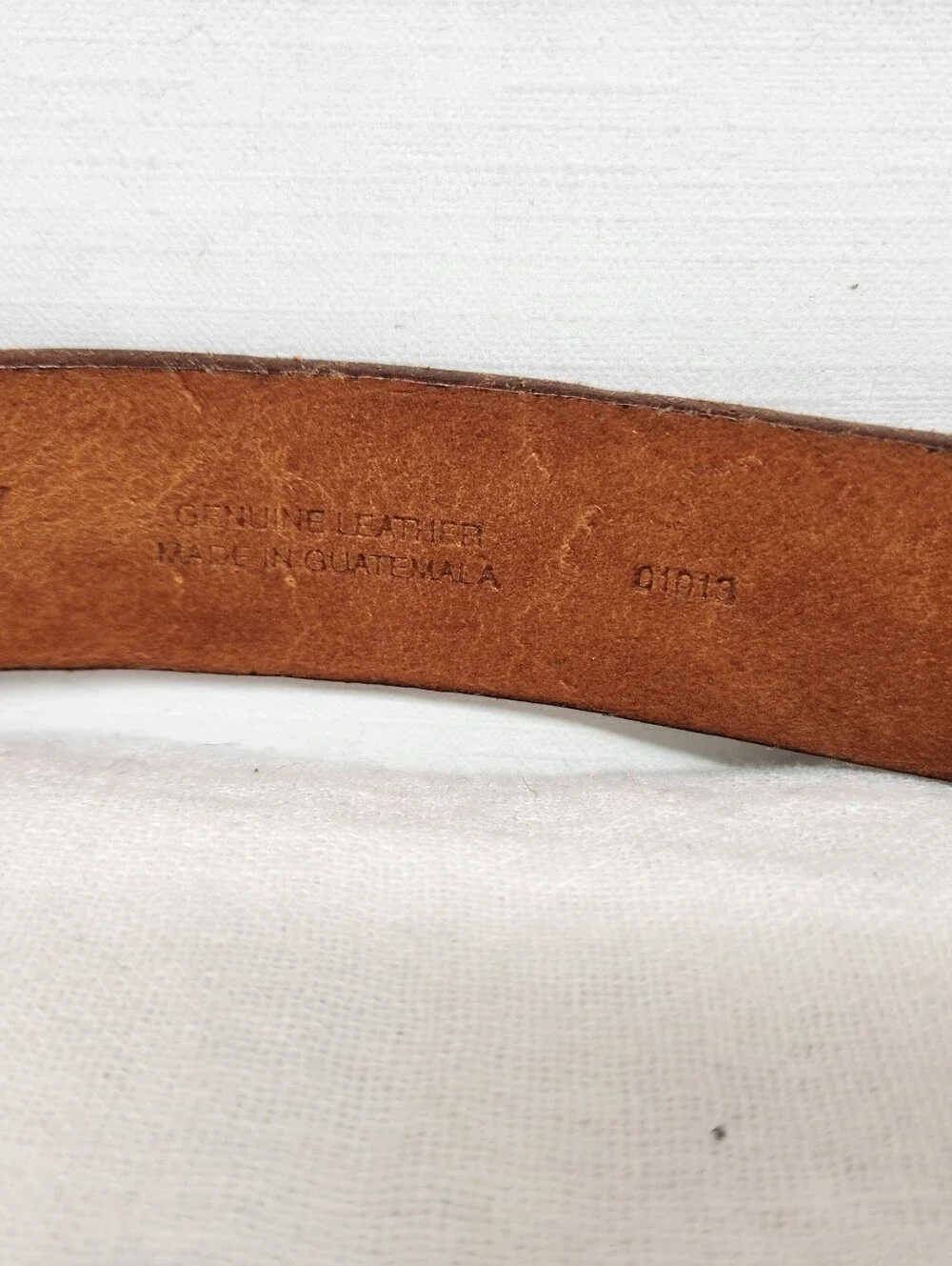 J. Crew Factory 38 Brown Leather Basic Belt